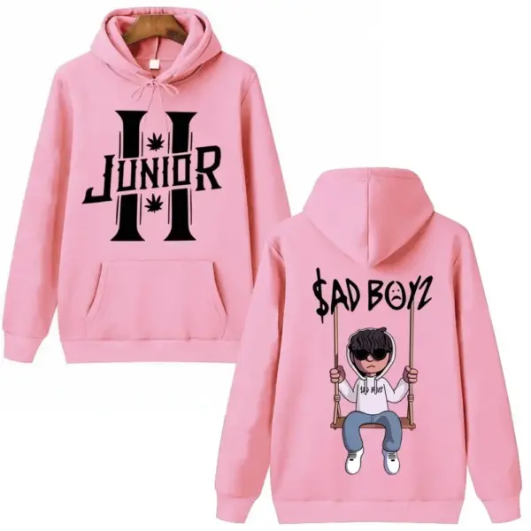 Hip Hop Pullover Hoodie for Men - Image 3