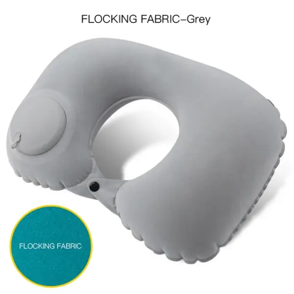 U-Shape Inflatable Travel Neck Pillow - Image 9