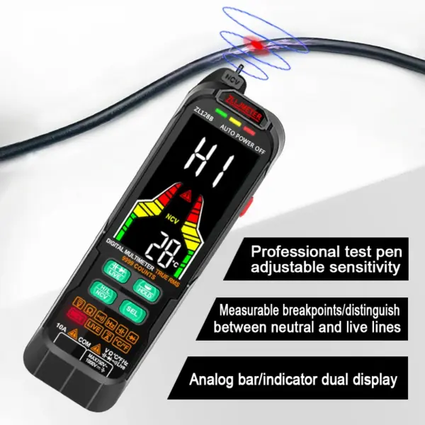 Smart Digital Multimeter 9999 Counts Auto Range - Image 4