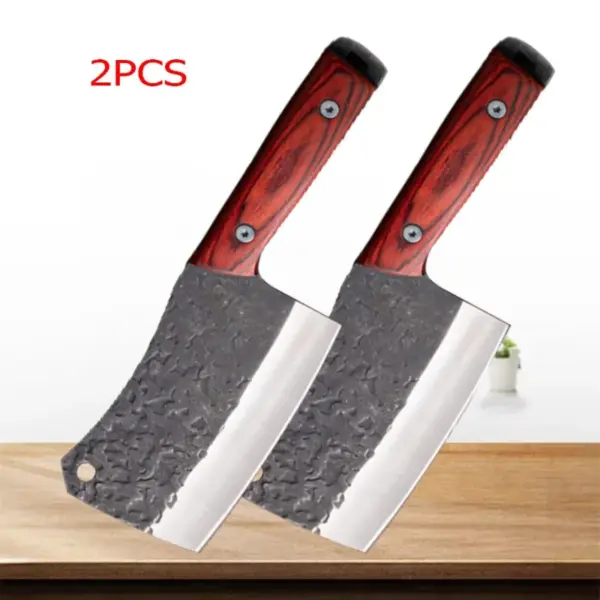 Handcrafted Japanese Butcher Knife Stainless Steel - Image 9