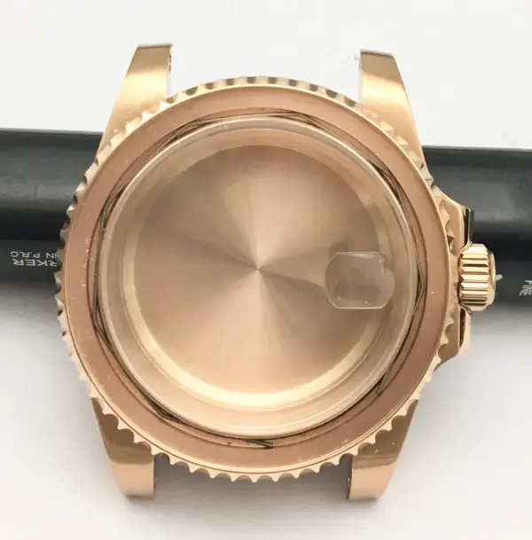 40mm Stainless Steel Rose Gold Watch Case - Image 18