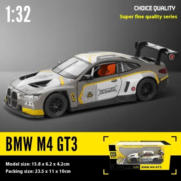 CCA 1:32 Scale M4 GT3 Alloy Car Model - Image 7