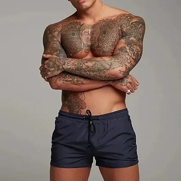 Men's Quick Dry Athletic Gym Shorts with Pockets - Image 3