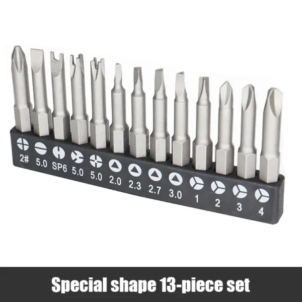Y U Shaped Magnetic Screwdriver Bit Set 1/4in - Image 7