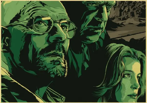 Breaking Bad Retro Canvas Wall Art Poster - Image 10