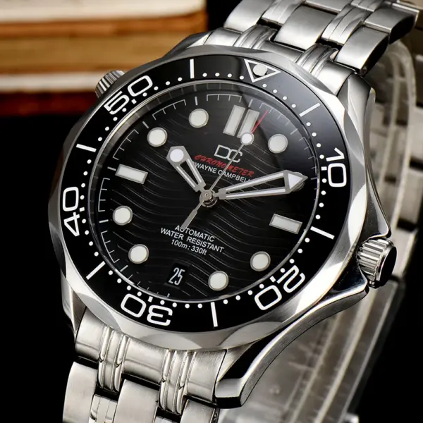 42mm Waterproof Mechanical Men's Dive Watch - Image 2