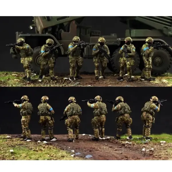 1/72 Scale Ukrainian Mercenaries Figures Set - Image 5