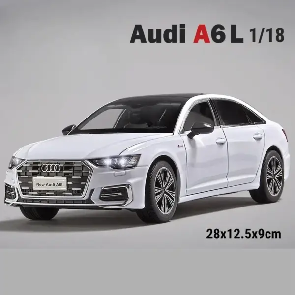 1:18 Audi A6L Alloy Diecast Car Model - Image 9