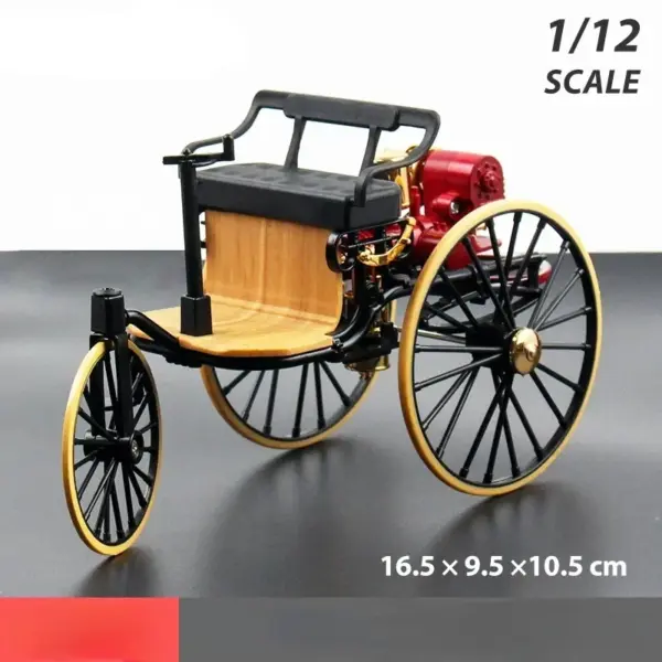 1:12 Scale Vintage Classic Car Model - Image 8