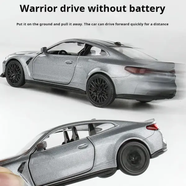 BMW M4 CSL 1/36 Scale Alloy Model Car - Image 5