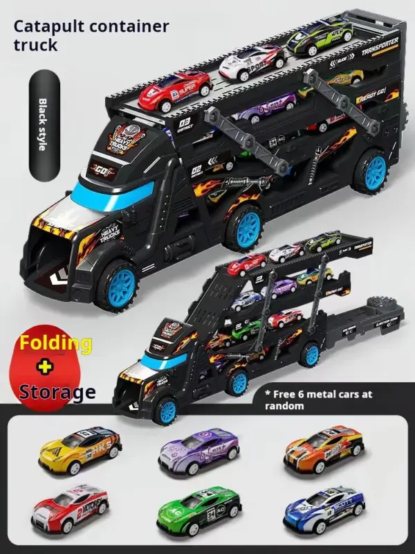 Large Deformation Transporter Truck Toy Set - Image 9