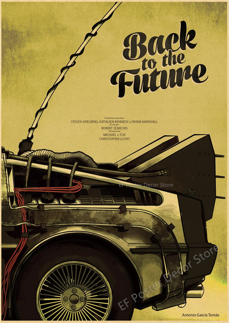 Vintage Back To The Future Movie Poster Print 42 Vintage Back To The Future Movie Poster Print - Image 42