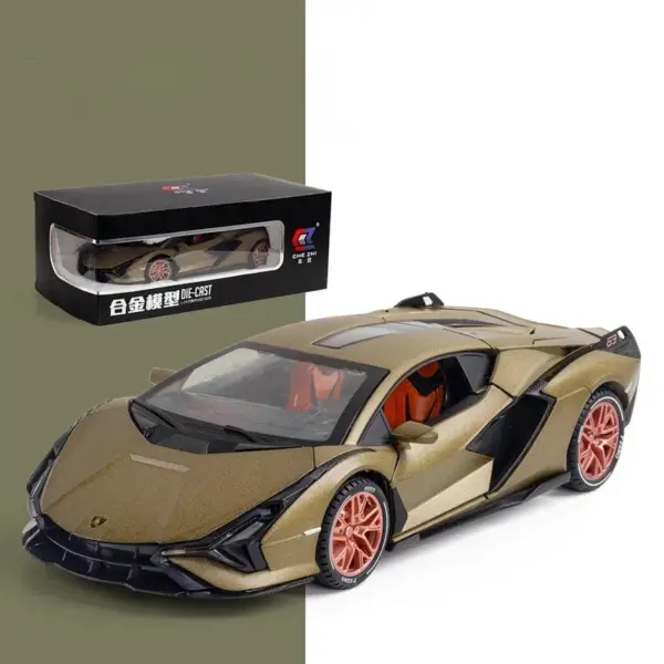 1:24 Lamborghini Sian Diecast Model Car - Image 12