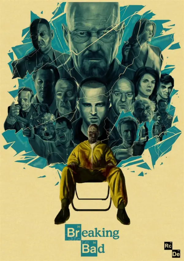 Breaking Bad Retro Canvas Wall Art Poster - Image 23