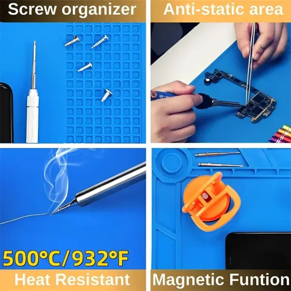 ESD Silicone Soldering Mat for Electronics Repair - Image 4