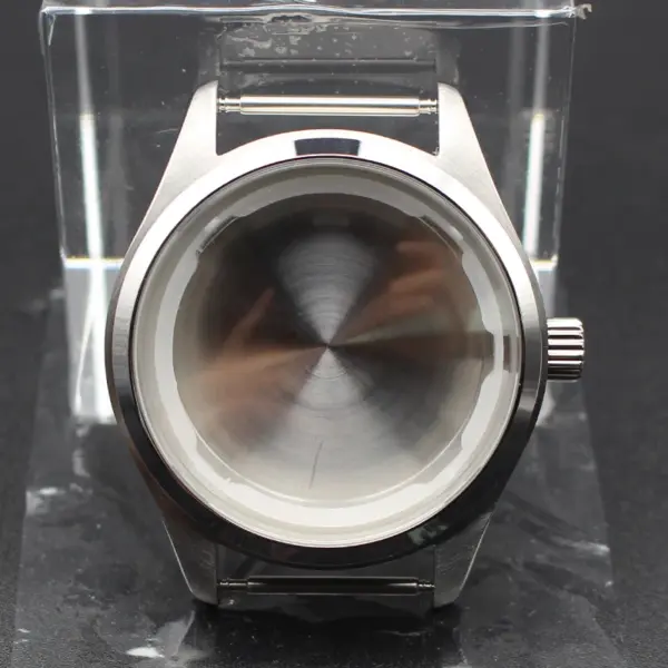40mm Stainless Steel Watch Case for Seiko Movement - Image 2
