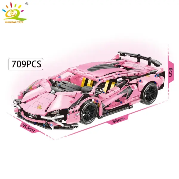 1:14 Racing Car Building Blocks Model Kit - Image 37