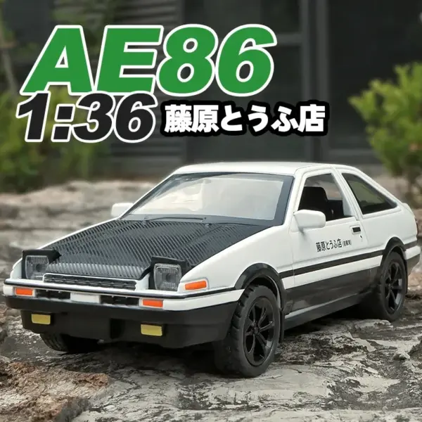 1:36 Diecast Toyota AE86 Model Car