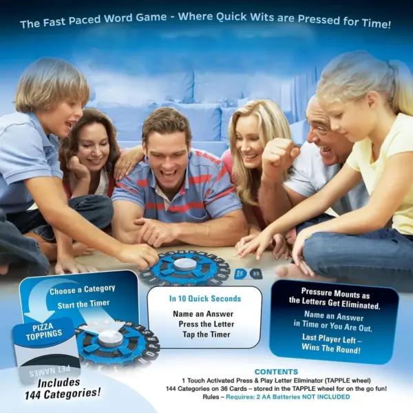 Tapple Fast-Paced Word Game for All Ages - Image 2