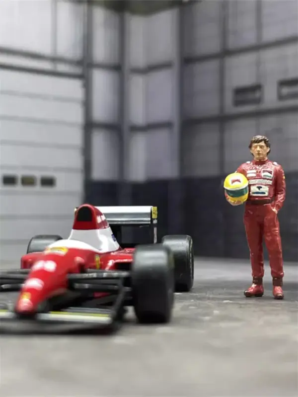 1:64 Scale Racing Driver Action Figure Model - Image 4