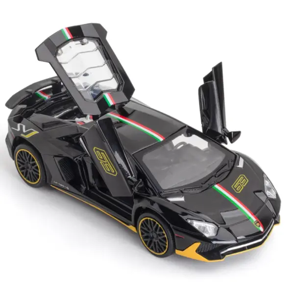 1:32 Lambor Aventador SVJ Sports Car Model - Image 10