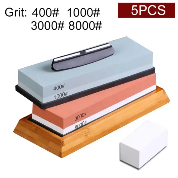 Dual-Sided Whetstone Knife Sharpener Set - Image 23