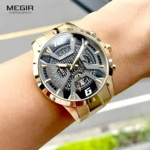 MEGIR MS2221GGD-1N3 Men's Quartz Chronograph Watch 13 S6ae75037f17847378624c64717f1d105O
