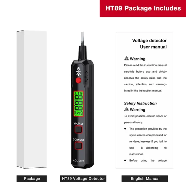 HT89 Adjustable Non-contact Voltage Detector Pen - Image 7