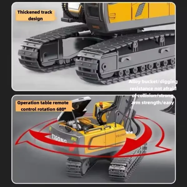 Remote Control Excavator Truck for Kids - Image 6