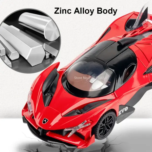 1/32 Apollo EVO Alloy Sports Car Model Toy - Image 4