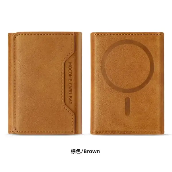 Magnetic Leather Wallet for iPhone 12-16 Series - Image 12