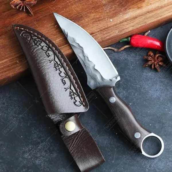 High Carbon Steel Boning Kitchen Knife - Image 5