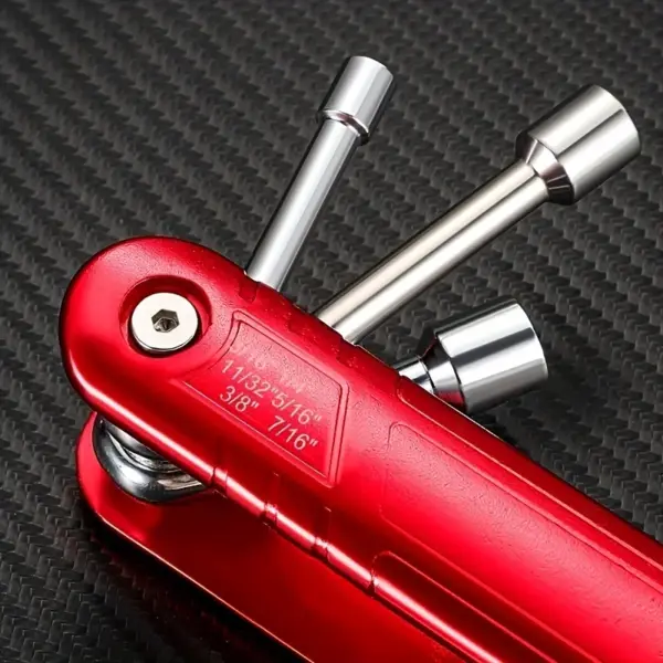 Compact Folding Socket Wrench Tool Set 6 inches - Image 4