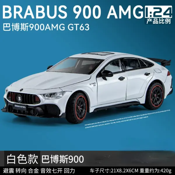1:24 Mercedes-Benz AMG GT63 Diecast Model - Image 12
