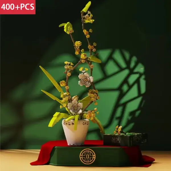 DIY Flower Building Block Set 430 Pieces