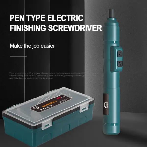 Mini Wireless Electric Screwdriver 3.6V Set - Image 2