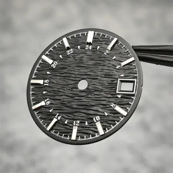 28.5mm Water Ripple Watch Dial for NH34/NH35 - Image 3