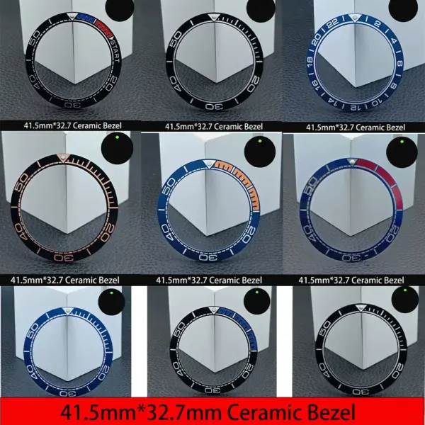 Ceramic Watch Bezel 41.5mm Replacement Insert