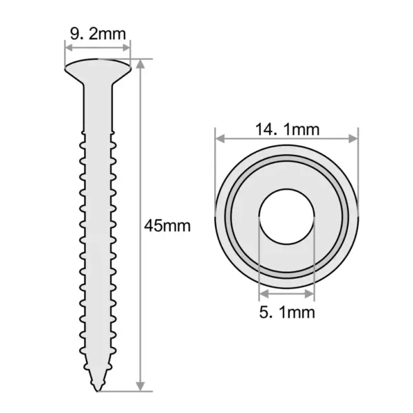 4pcs Metal Guitar Neck Joint Ferrules Set - Image 6