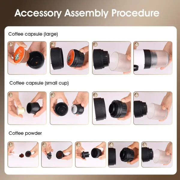 Portable 3-in-1 USB Espresso Maker - Image 3