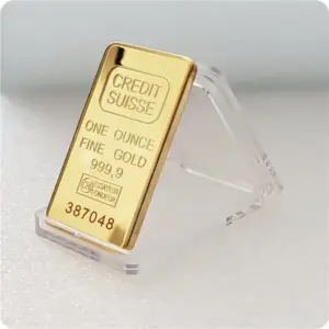 Gold Plated Replica Credit Bullion Bar