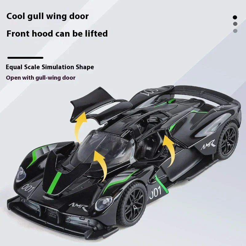 1:32 Scale Aston Martin Valkyrie Diecast Model 3 1:32 Scale Aston Martin Valkyrie Diecast Model - Image 3