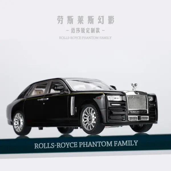 1:24 Scale Rolls Royce Phantom Diecast Model - Image 4