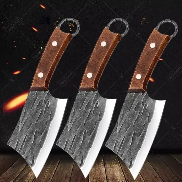 Stainless Steel Kitchen Cleaver Knife Set