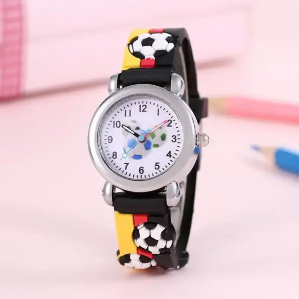 Cartoon Football Children's Quartz Watch