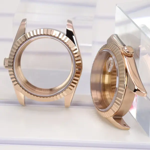 Rose Gold Watch Case for NH35 NH36 Miyota - Image 3