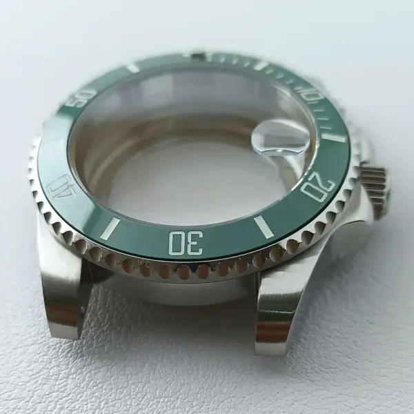 Stainless Steel GMT Watch Case for NH35 Movement - Image 3