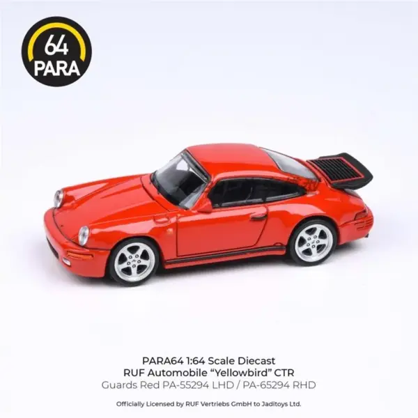 1/64 Scale RUF CTR Yellowbird Diecast Model - Image 4