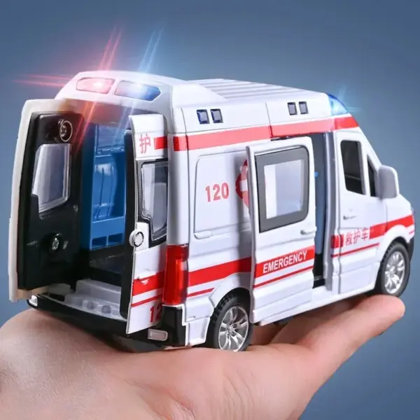 1:32 Diecast Emergency Vehicle Model Set - Image 2