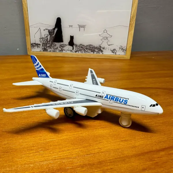 Dual Pack Alloy Airplane Models A380 & 787 - Image 6